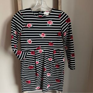 H&M striped floral dress
